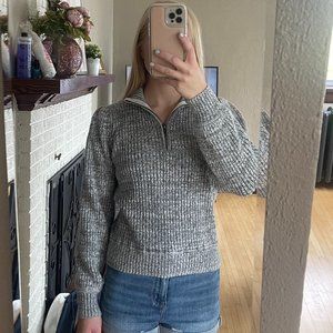 Women's Gray Quarterzip